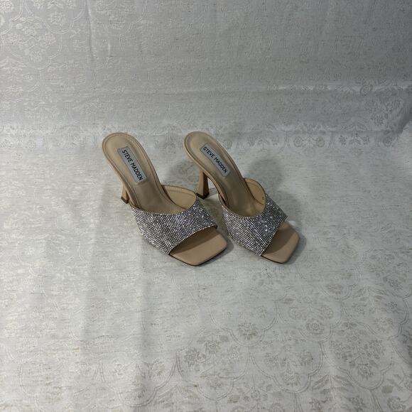 Steve Madden Rhinestone Kitten Heels - Picture 3 of 9